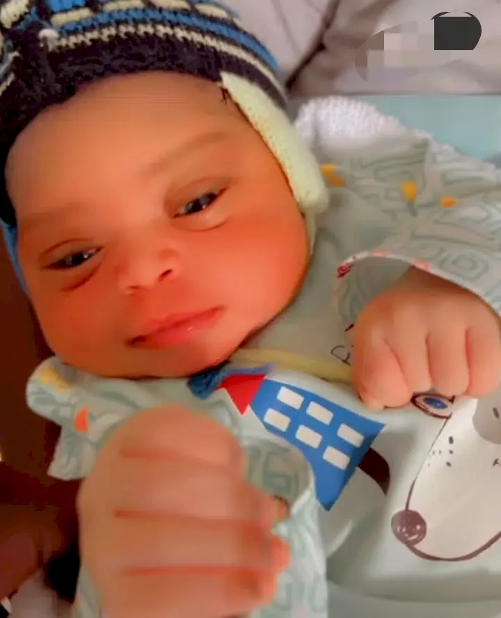 Portable excited as he welcomes a baby boy (Photos)