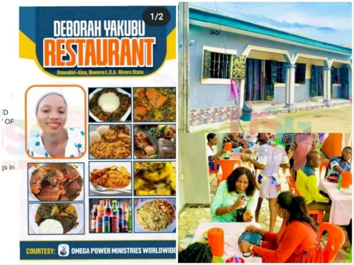 Apostle Chinyere Chibuzor donates luxurious restaurant to family of late Deborah Samuel (Photos)