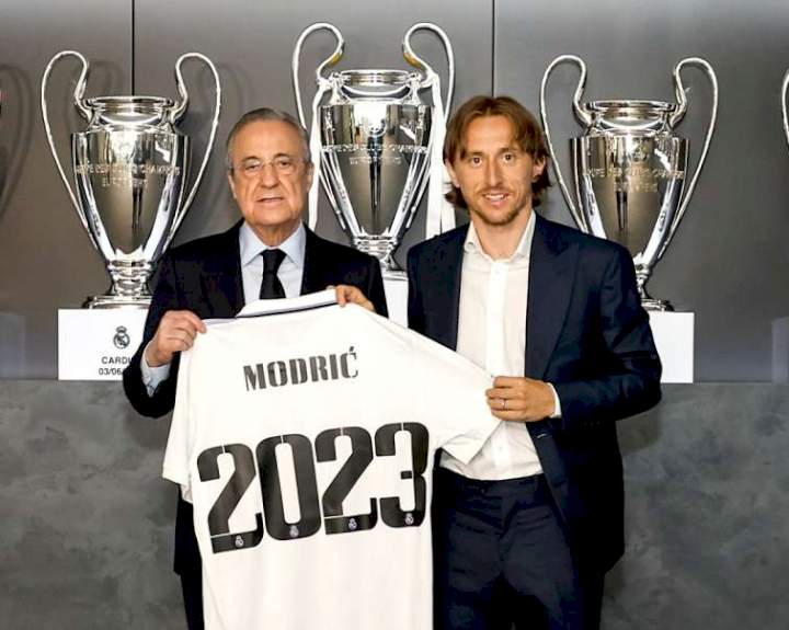 Modric extends Real Madrid deal by one year