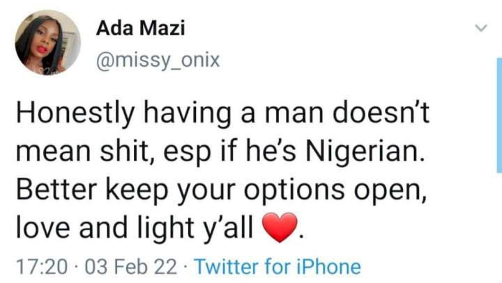 Lady in a relationship shoots her shot at another man then gives shocking reply when reminded she has a boyfriend