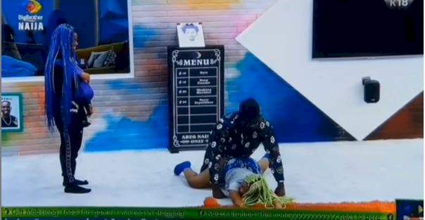 BBNaija: Moment housemates show off their preferred style of making love (Video)