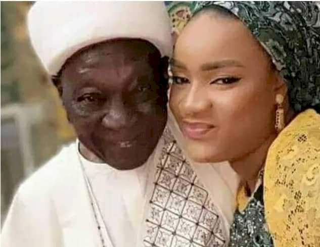 "No Be Juju Be That" - Reactions As 90-Year-Old Emir Of Daura Weds 20-Year-Old Lady