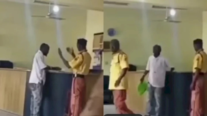 Drama as LAUTECH graduate storms school to return certificate, demands refund of fees paid because he's suffering (Video)