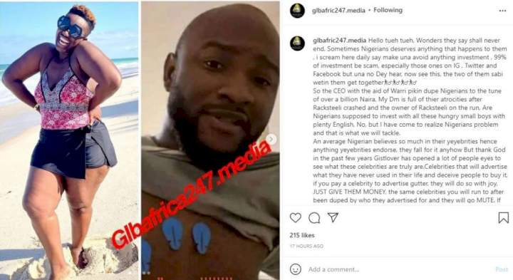 Real Warri Pikin called out over alleged billion naira scam with 'suspected manfriend'